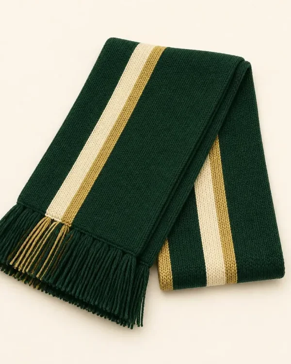 Supporter Scarf — Green & Gold — Kick Off Closet soccer jersey