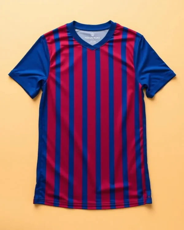 Blue Stripe Home Jersey — Kick Off Closet soccer jersey